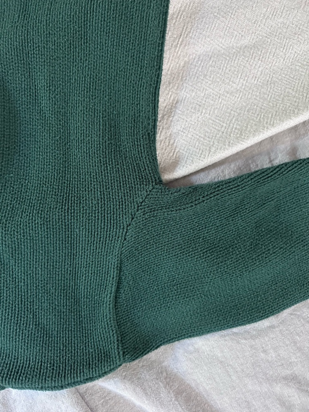 Vintage Polo by Ralph Lauren green American flag sweater, size L - Picture 8 of 11